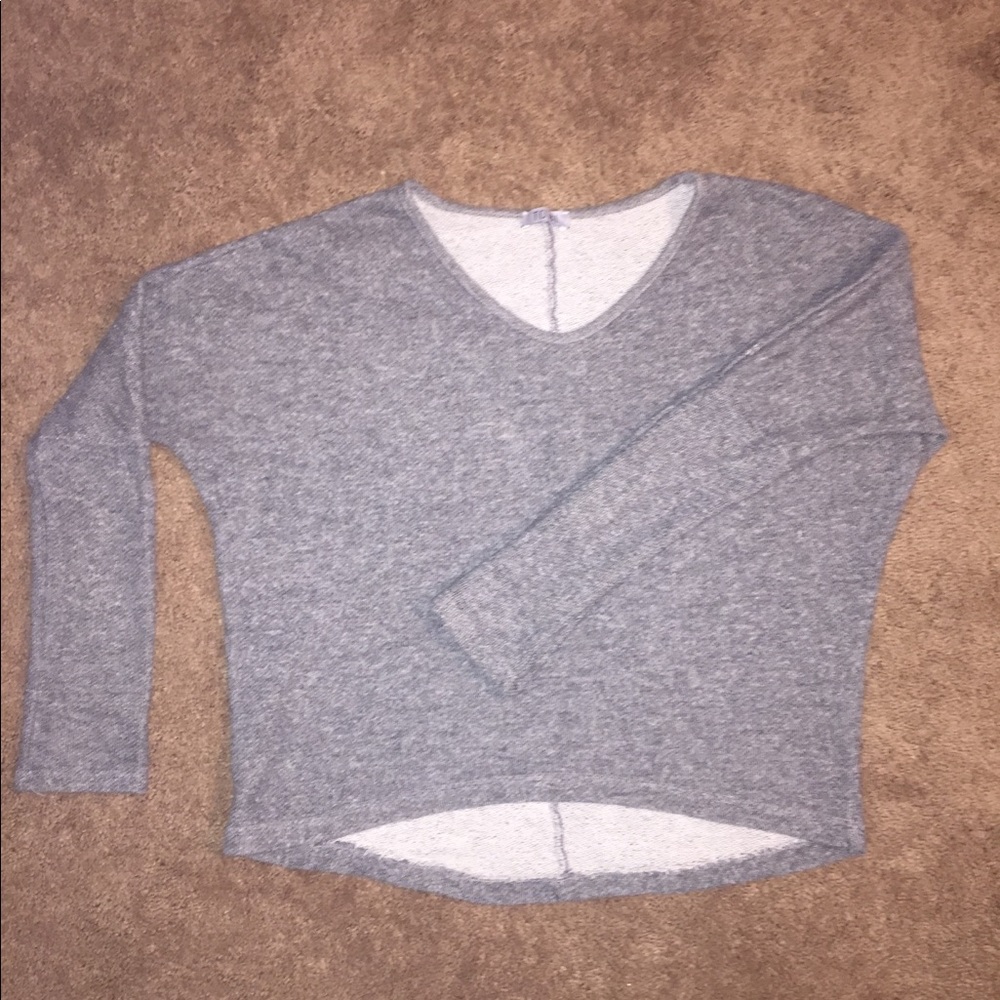 Tobi M/S crop sweater shirt [worn] pills removed!